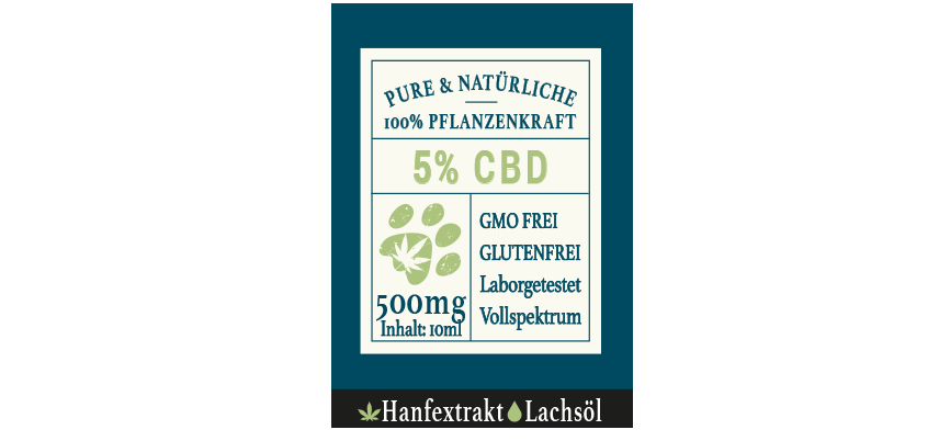 Full spektrum 5% CBD oil for animals